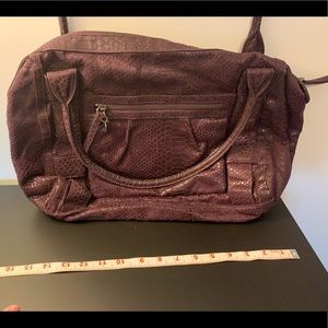 Purple exotic French Connection shoulder bag